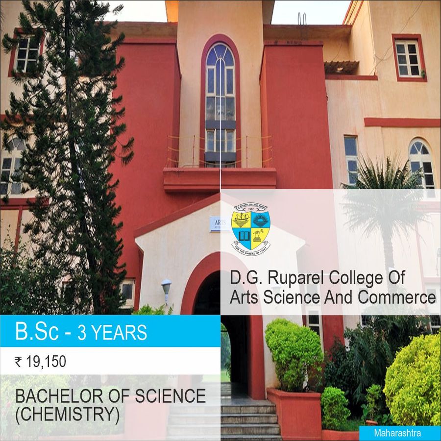 B.Sc. in Chemistry at D.G. Ruparel College Of Arts Science And Commerce, Mumbai (All Areas)